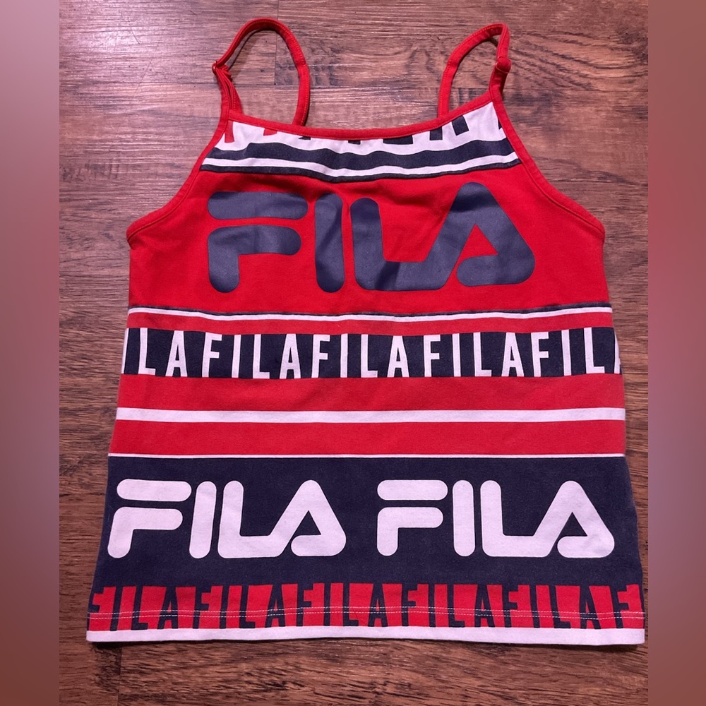 Fila Red and Blue Tank Top